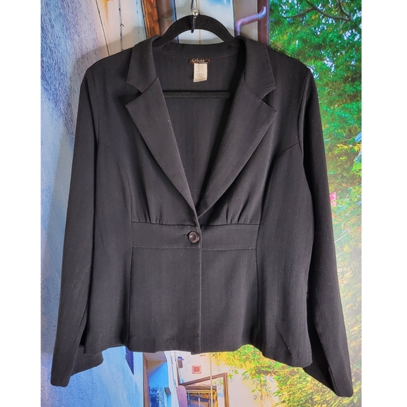 Celine Jackets & Blazers - Celine - Black Blazer - Plus Size